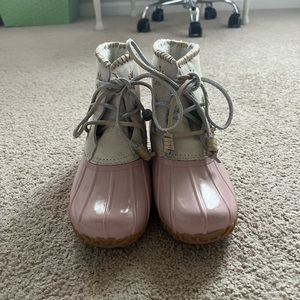 Jack Rogers Women’s Chloe Metallic Lined Rain Boots - Size 6M